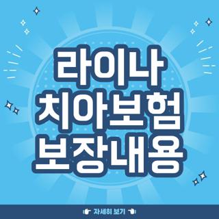 라이나 치아보험 보장내용