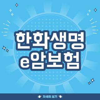 한화생명 e암보험