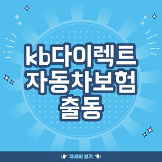 kb다이렉트 자동차보험 출동