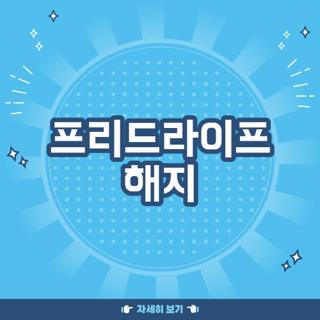 프리드라이프 해지
