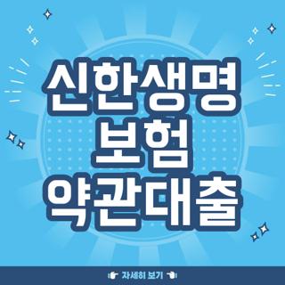 신한생명 보험 약관대출