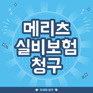 메리츠 실비보험 청구