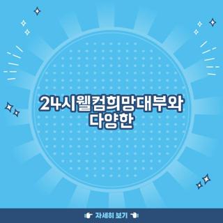 24시웰컴희망대부와 다양한