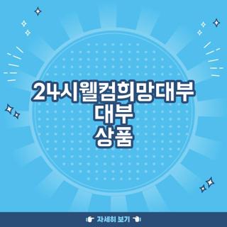 24시웰컴희망대부 대부 상품