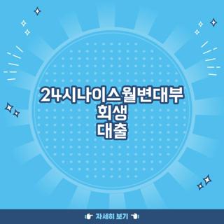 24시나이스월변대부 회생 대출