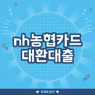 nh농협카드 대환대출